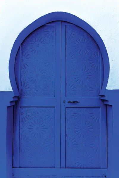 Moroccan Culture: Blue White by Mark MacLaren Johnson