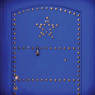 Blue Star by Mark MacLaren Johnson acrylic art print