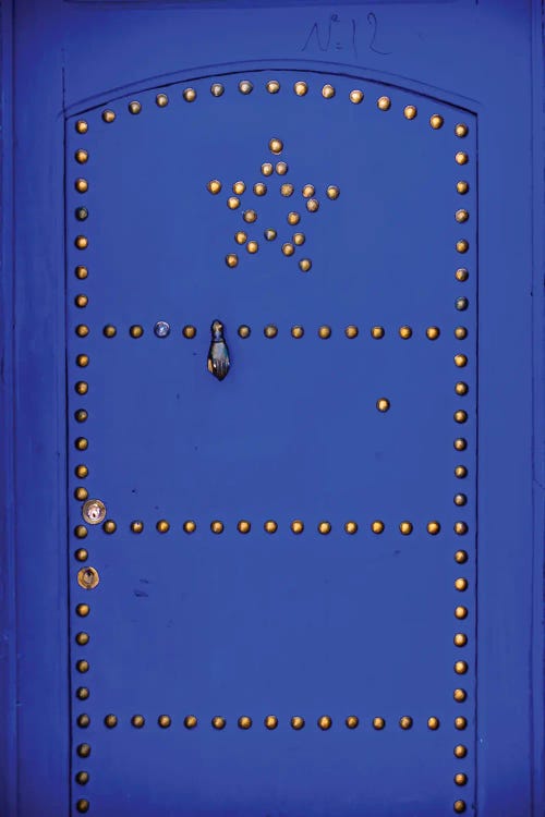 Blue Star Door by Mark MacLaren Johnson wall art