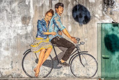 Lovers by Mark MacLaren Johnson canvas print