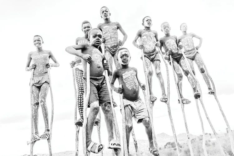 Stilt Crew by Mark MacLaren Johnson wall art