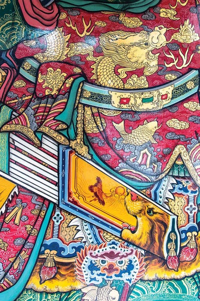 Southeast Asian Culture: Temple Door I by Mark MacLaren Johnson