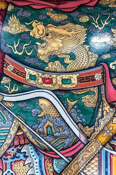 Southeast Asian Culture: Temple Door II by Mark MacLaren Johnson