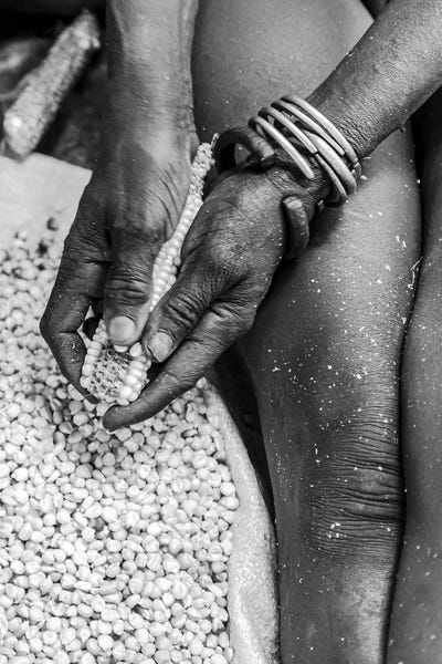 Hands In The Kitchen by Mark MacLaren Johnson metal wall art