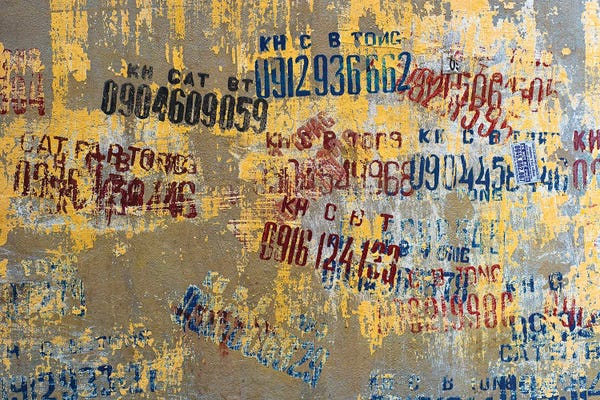 Abstract Photography: Hanoi Street Art by Mark MacLaren Johnson