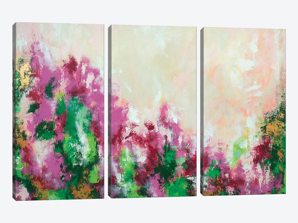 Blossomed by Monika Mickute 3-piece Canvas Art