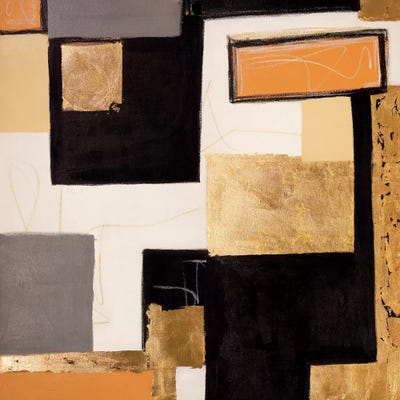 Goldies Blocks by Monika Mickute canvas print