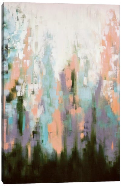 Spring Euphoria Canvas Art Print - Pantone 2024 Peach Fuzz