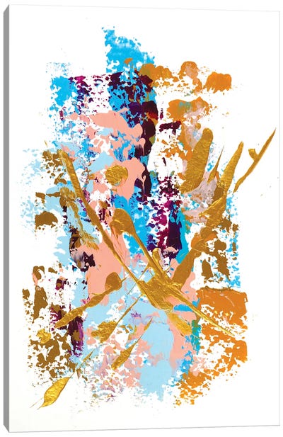 Summer Party II Canvas Art Print - Similar to Jackson Pollock