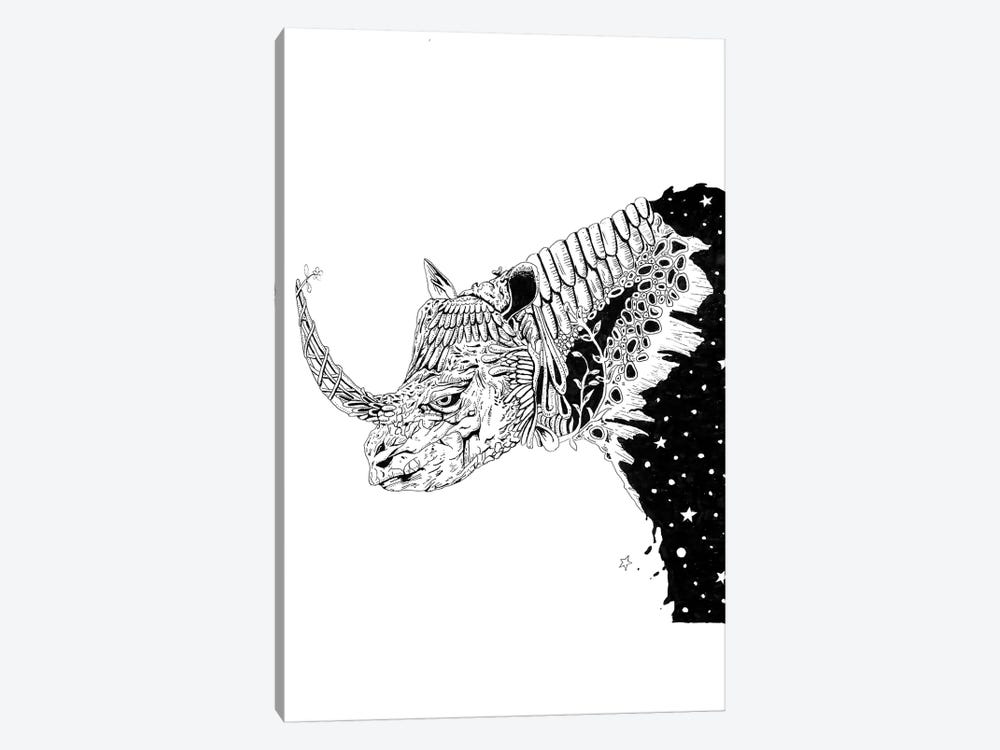 Star Rhino by Mister Merlinn 1-piece Canvas Art Print