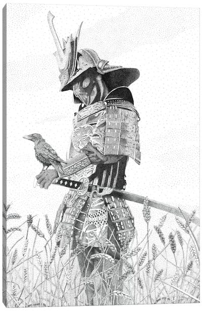 The Wanderer Canvas Art Print - Samurai Art