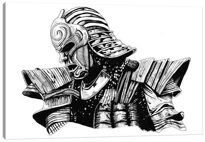 Mister Samurai Canvas Art Print - Mister Merlinn