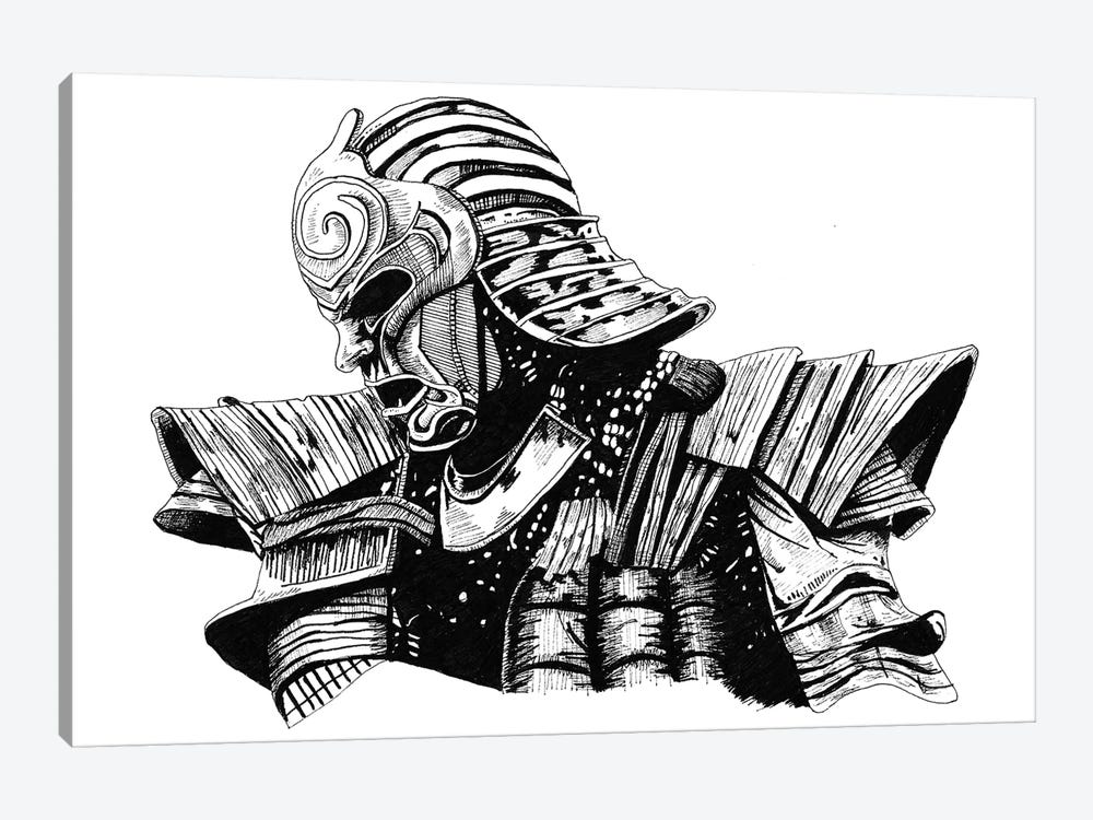 Mister Samurai by Mister Merlinn 1-piece Art Print