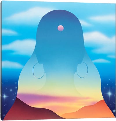 Godess Canvas Art Print - Window to the Mind