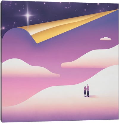 Wishing On A Star Canvas Art Print - Stargazers