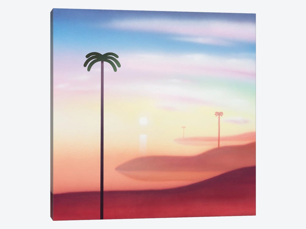 Rainbow Palm by Maxwell McMaster 1-piece Canvas Art