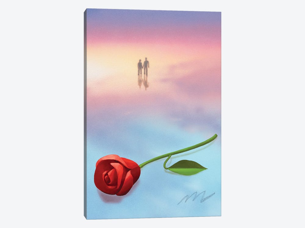 Rose Sunset by Maxwell McMaster 1-piece Canvas Art