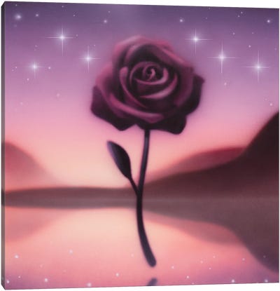 Meditative Rose Canvas Art Print - Maxwell McMaster