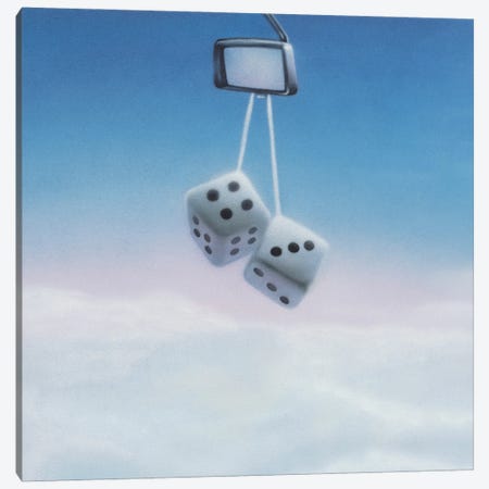 God Doesn't Play Dice Canvas Print #MMM55} by Maxwell McMaster Canvas Art