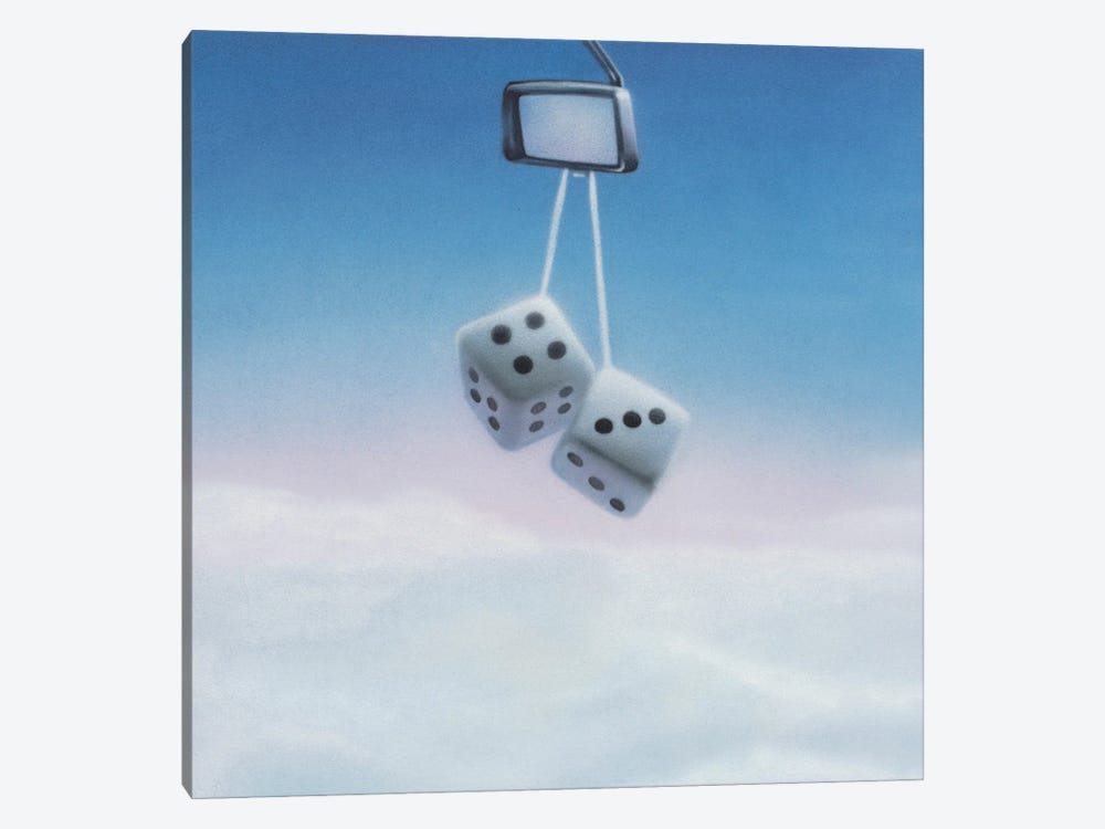 God Doesn't Play Dice by Maxwell McMaster 1-piece Canvas Art Print