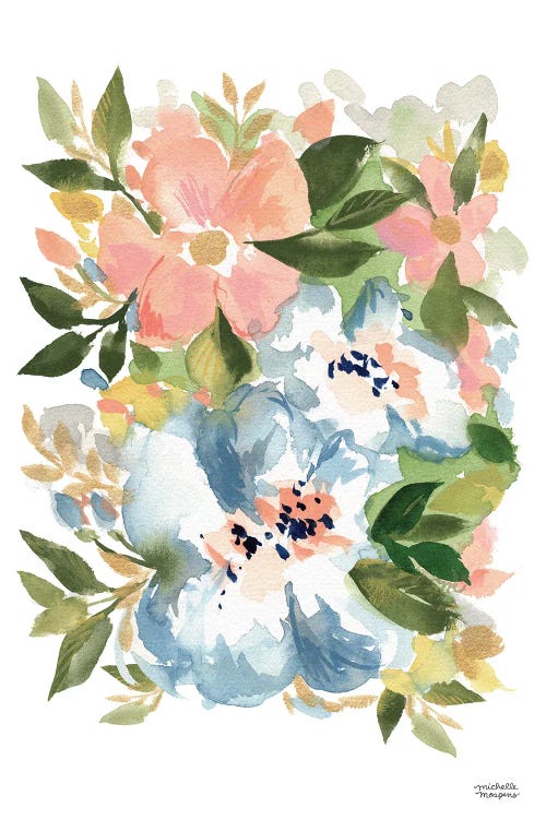 French Country Florals Watercolor