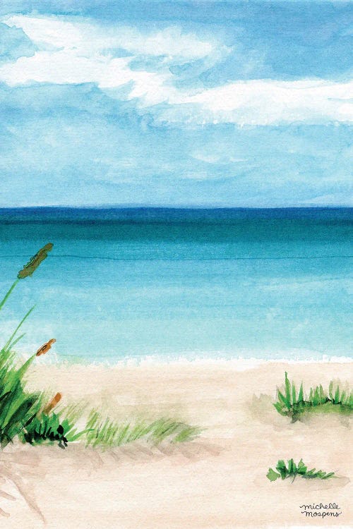 Beach Scene II Watercolor