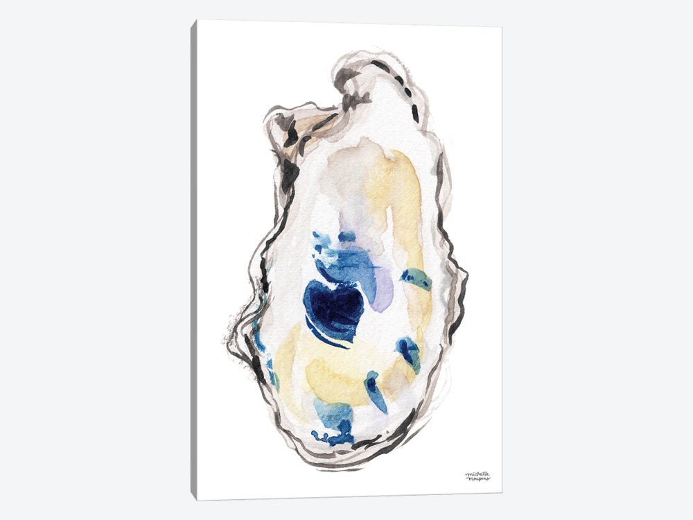 Oysters I Watercolor by Michelle Mospens 1-piece Art Print
