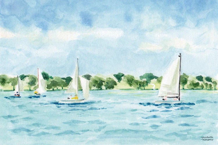 Sailing I Watercolor