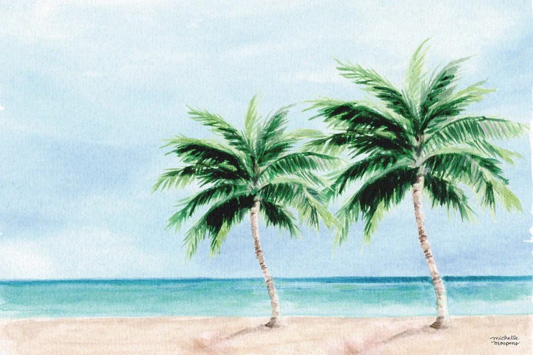 Key West Shore Watercolor