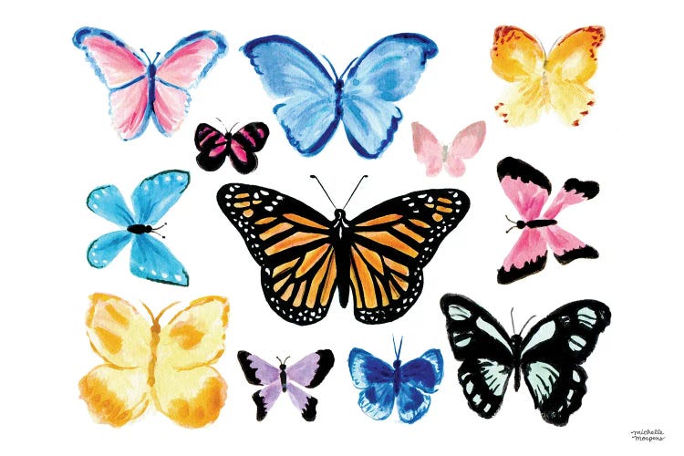 Butterflies I Watercolor