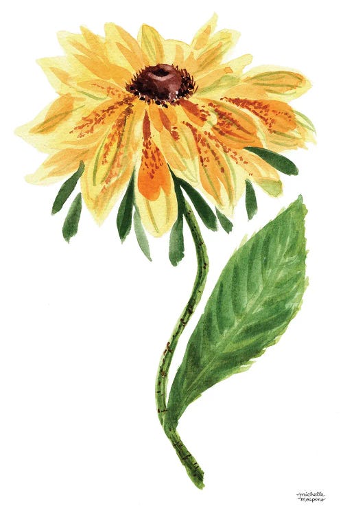 Black-Eyed Susan Watercolor