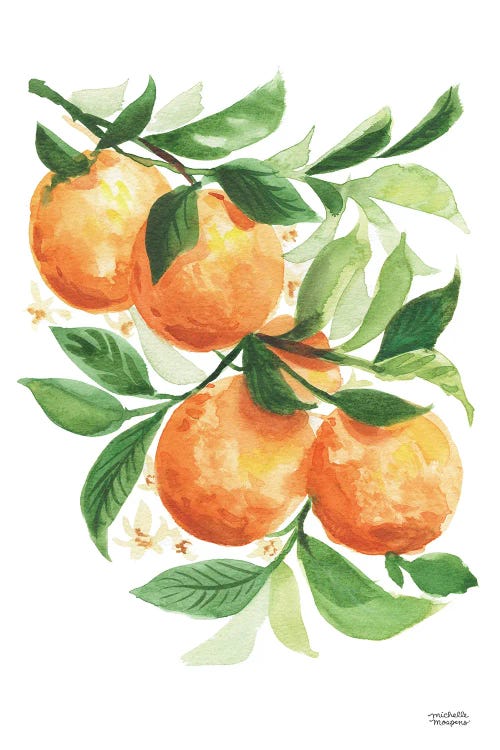 Oranges Watercolor I