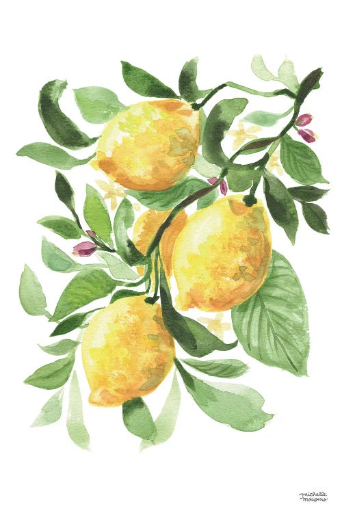 Lemons Watercolor I