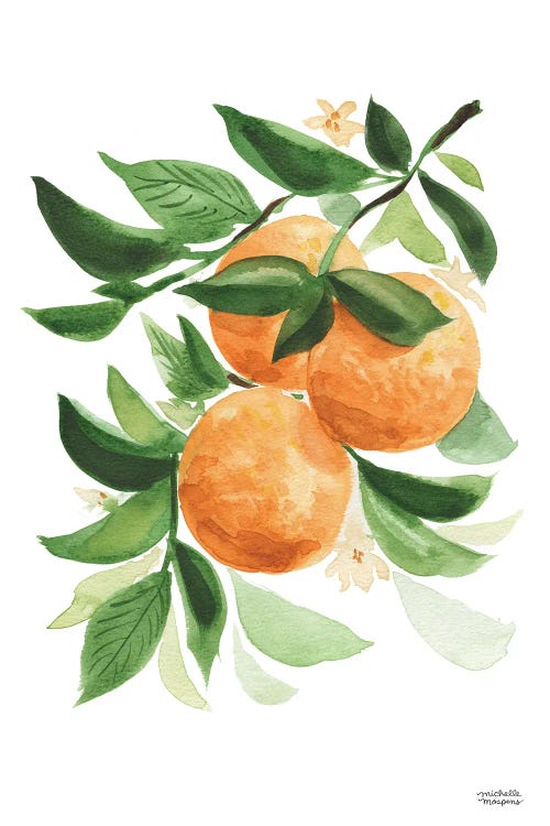 Oranges Watercolor II