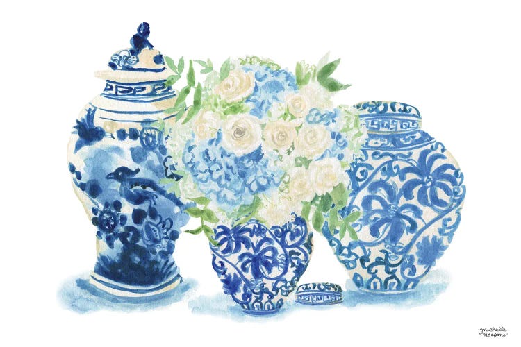 Ginger Jars XI Watercolor