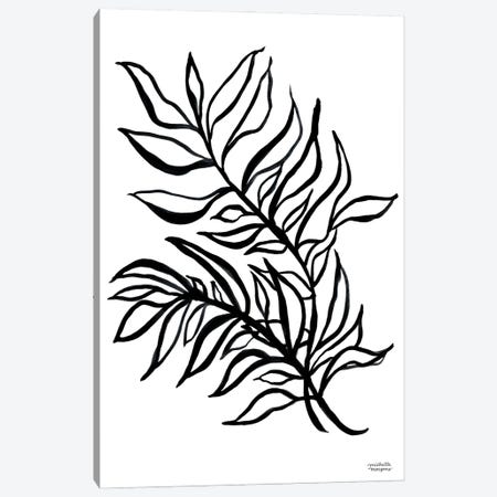 Black And White Botanical I Canvas Print #MMP68} by Michelle Mospens Canvas Print