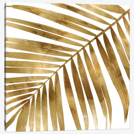 Gold Palm, Close-Up I Canvas Print #MMR37} by Melonie Miller Canvas Print