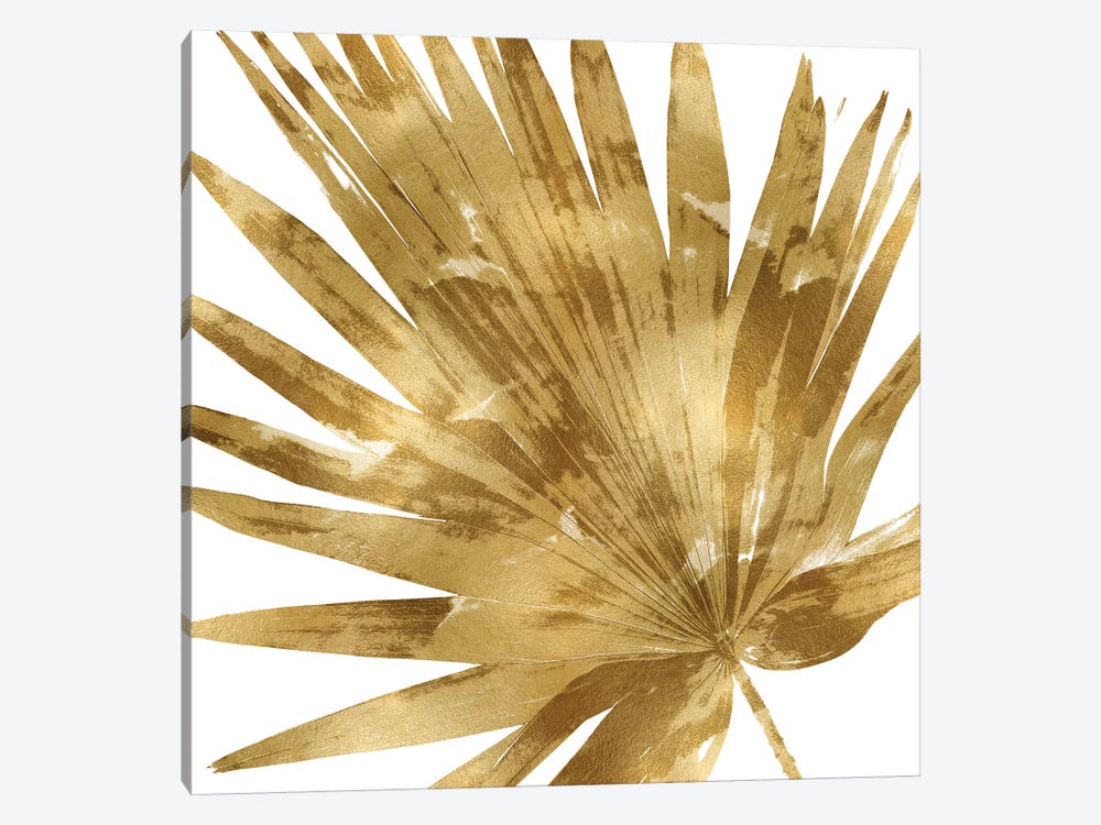 Gold Palm, Close-Up IV by Melonie Miller 1-piece Canvas Artwork