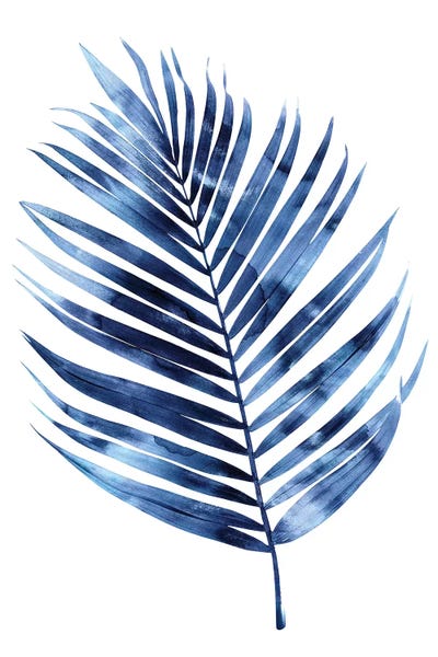 Melonie Miller: Indigo Palm I by Melonie Miller