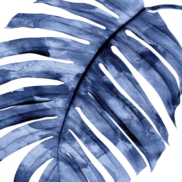 Melonie Miller: Indigo Palm, Close-Up II by Melonie Miller