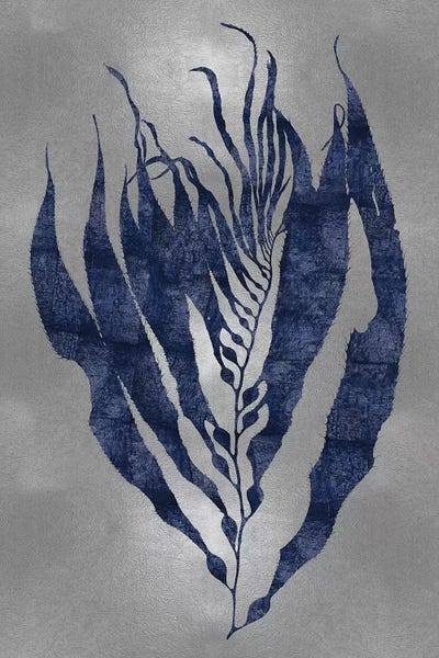 Melonie Miller: Blue On Silver I by Melonie Miller