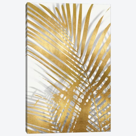 Palm Shadows Gold I Canvas Print #MMR63} by Melonie Miller Canvas Art Print