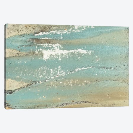 Shoreline Abstract Canvas Print #MMS8} by Megan Morris Canvas Art Print