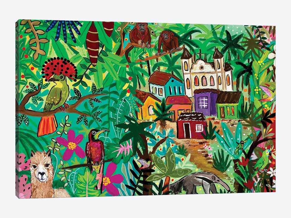 Amazonia I by Magali Modoux 1-piece Canvas Artwork