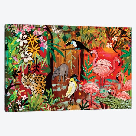 Amazonia II Canvas Print #MMX104} by Magali Modoux Canvas Wall Art