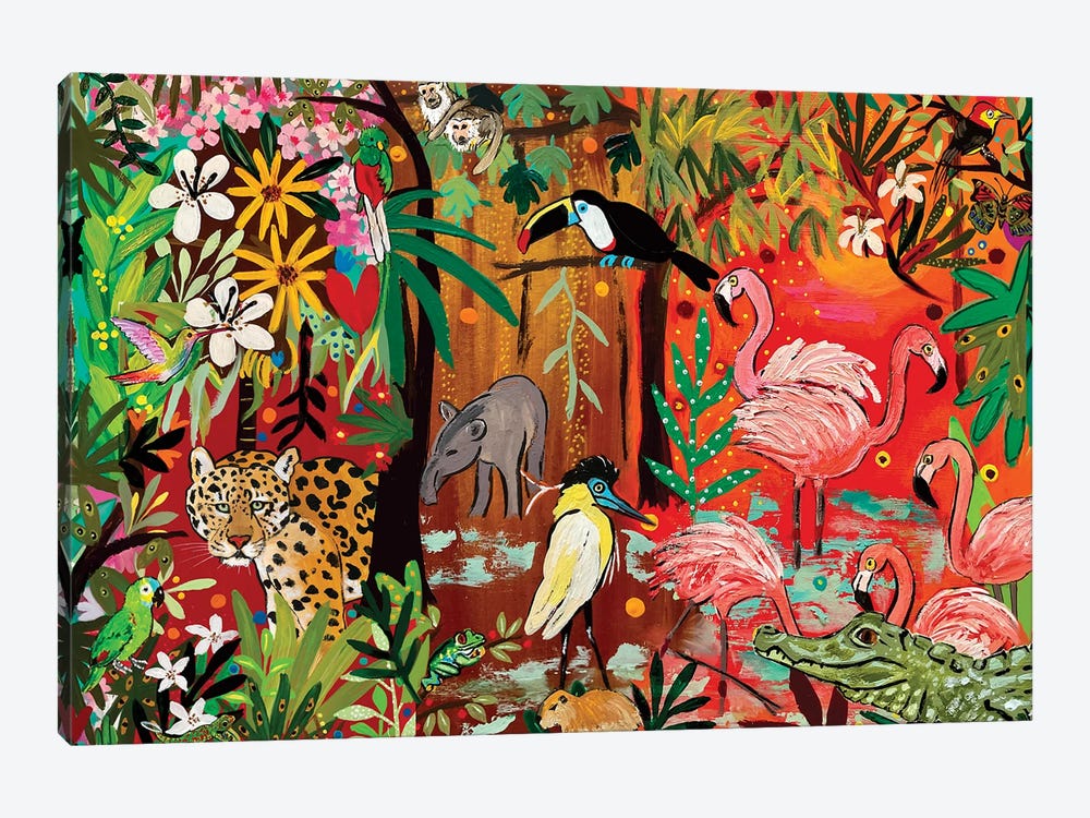 Amazonia II by Magali Modoux 1-piece Canvas Print
