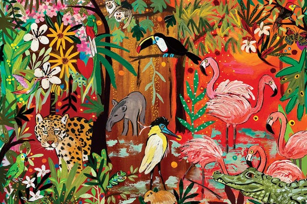 Reptiles & Amphibians: Amazonia II by Magali Modoux