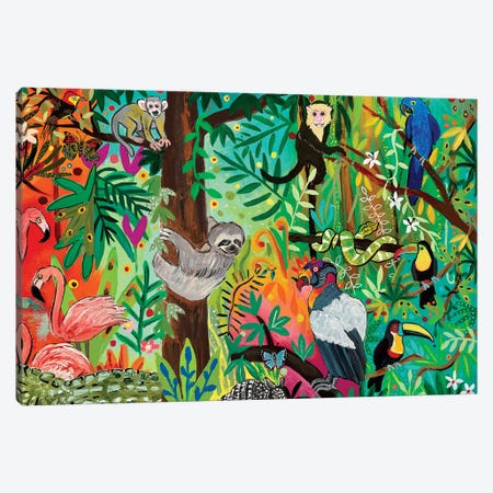 Amazonia III Canvas Print #MMX105} by Magali Modoux Canvas Art