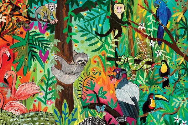 Sloths: Amazonia III by Magali Modoux