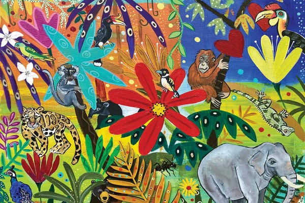 Magali Modoux: Jungle Of Borneo by Magali Modoux